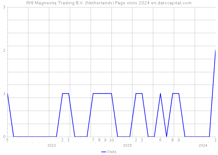 RHI Magnesita Trading B.V. (Netherlands) Page visits 2024 