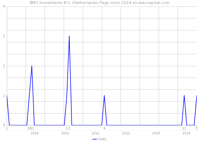 BMC Investments B.V. (Netherlands) Page visits 2024 