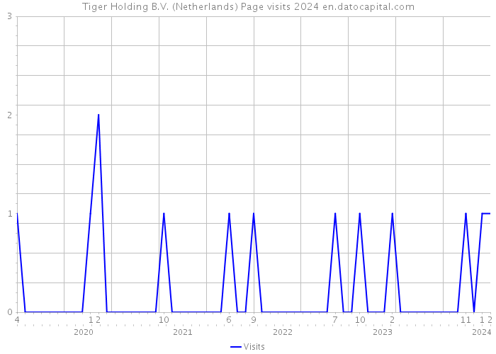 Tiger Holding B.V. (Netherlands) Page visits 2024 