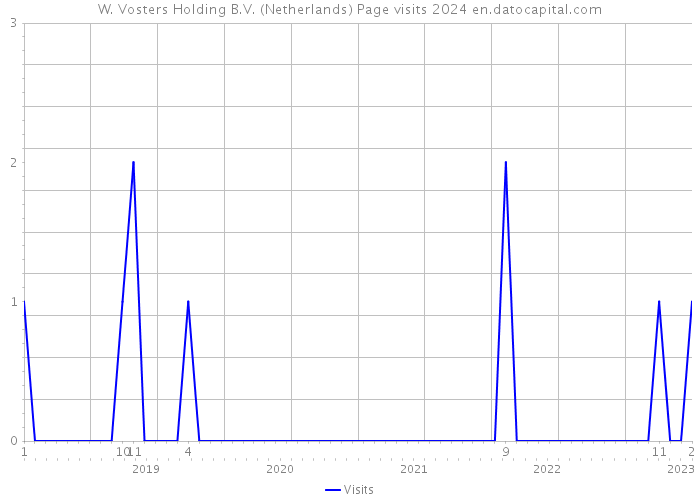 W. Vosters Holding B.V. (Netherlands) Page visits 2024 