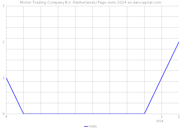 Michel Trading Company B.V. (Netherlands) Page visits 2024 