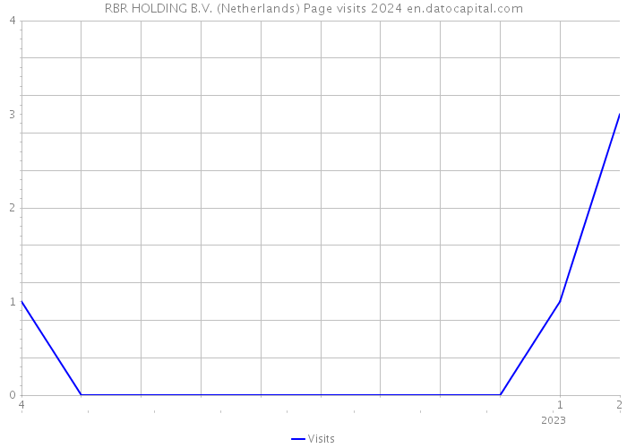RBR HOLDING B.V. (Netherlands) Page visits 2024 