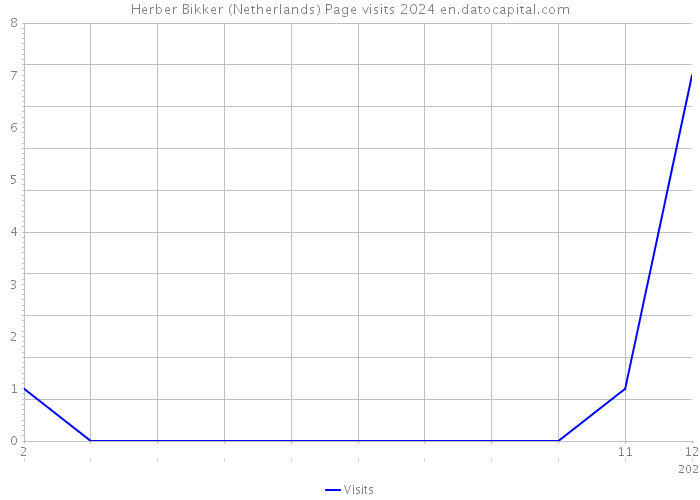 Herber Bikker (Netherlands) Page visits 2024 