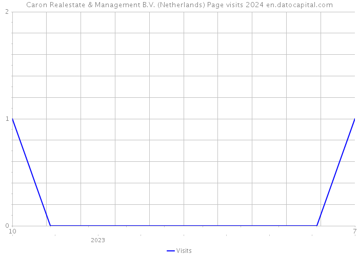 Caron Realestate & Management B.V. (Netherlands) Page visits 2024 