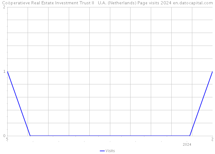 Coöperatieve Real Estate Investment Trust II U.A. (Netherlands) Page visits 2024 
