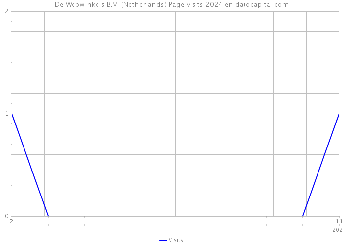 De Webwinkels B.V. (Netherlands) Page visits 2024 