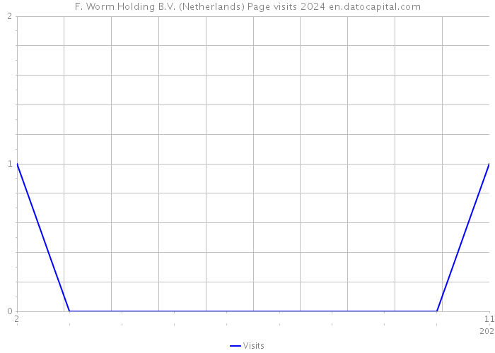 F. Worm Holding B.V. (Netherlands) Page visits 2024 