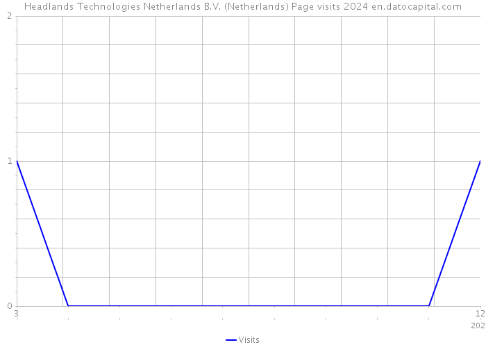 Headlands Technologies Netherlands B.V. (Netherlands) Page visits 2024 