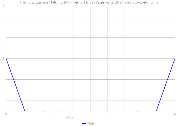 Trimodal Europe Holding B.V. (Netherlands) Page visits 2024 