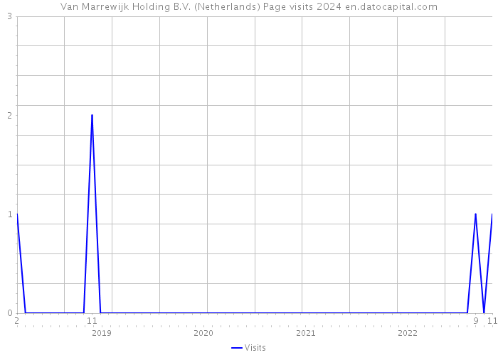 Van Marrewijk Holding B.V. (Netherlands) Page visits 2024 