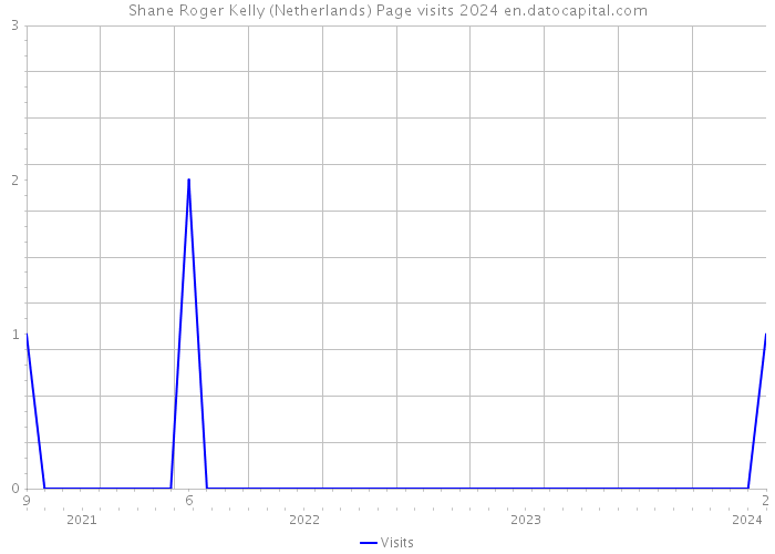 Shane Roger Kelly (Netherlands) Page visits 2024 