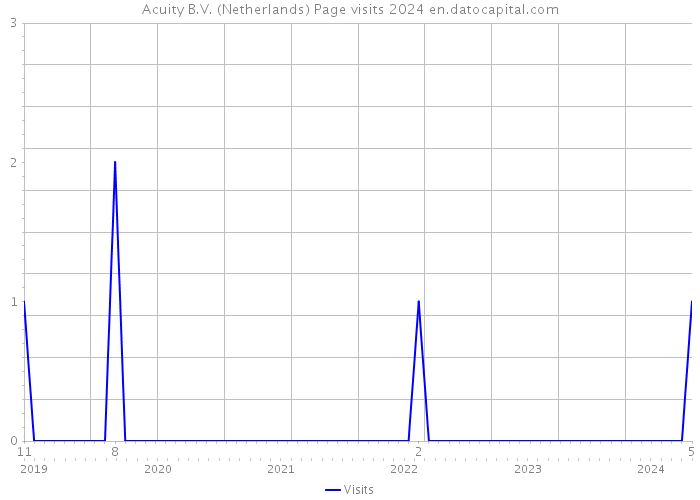 Acuity B.V. (Netherlands) Page visits 2024 