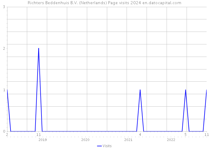 Richters Beddenhuis B.V. (Netherlands) Page visits 2024 