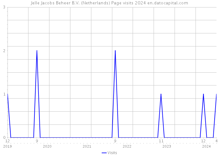 Jelle Jacobs Beheer B.V. (Netherlands) Page visits 2024 