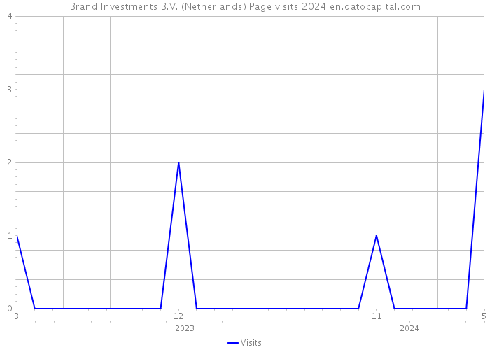 Brand Investments B.V. (Netherlands) Page visits 2024 