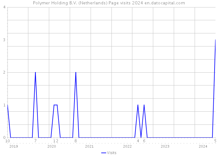 Polymer Holding B.V. (Netherlands) Page visits 2024 