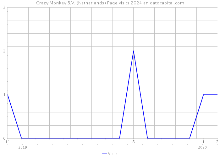 Crazy Monkey B.V. (Netherlands) Page visits 2024 