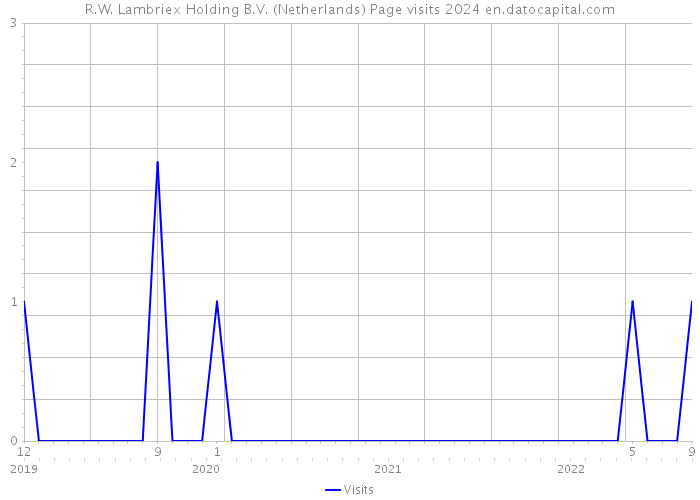 R.W. Lambriex Holding B.V. (Netherlands) Page visits 2024 