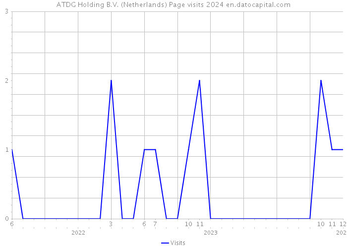 ATDG Holding B.V. (Netherlands) Page visits 2024 