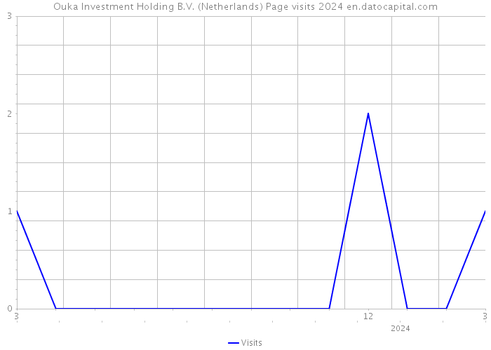 Ouka Investment Holding B.V. (Netherlands) Page visits 2024 