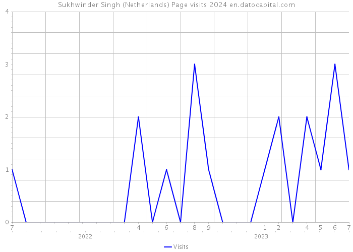 Sukhwinder Singh (Netherlands) Page visits 2024 