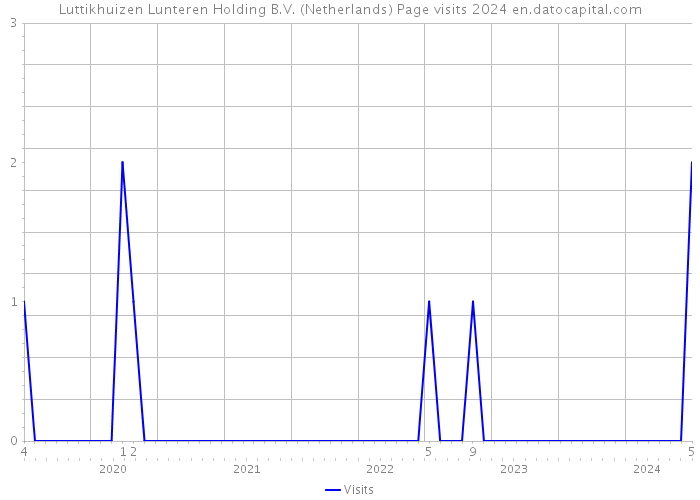 Luttikhuizen Lunteren Holding B.V. (Netherlands) Page visits 2024 