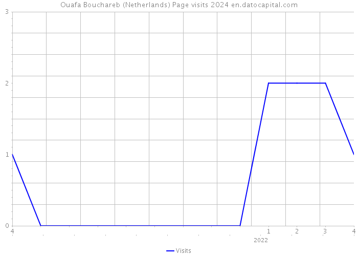 Ouafa Bouchareb (Netherlands) Page visits 2024 