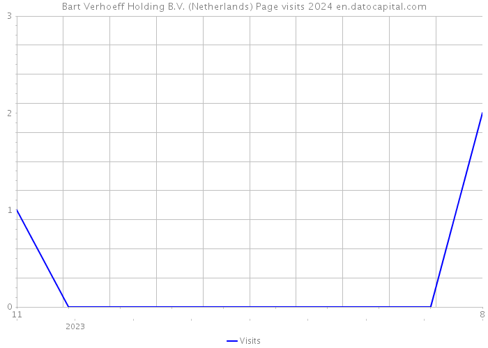 Bart Verhoeff Holding B.V. (Netherlands) Page visits 2024 