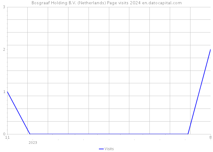 Bosgraaf Holding B.V. (Netherlands) Page visits 2024 