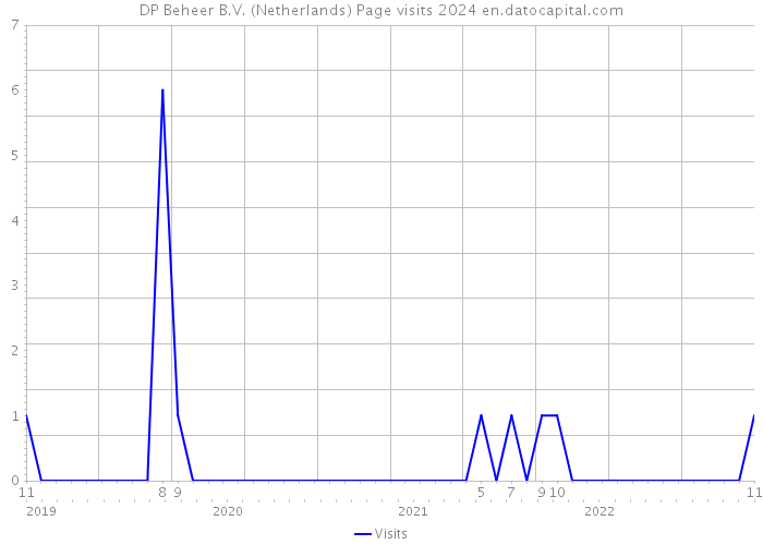 DP Beheer B.V. (Netherlands) Page visits 2024 