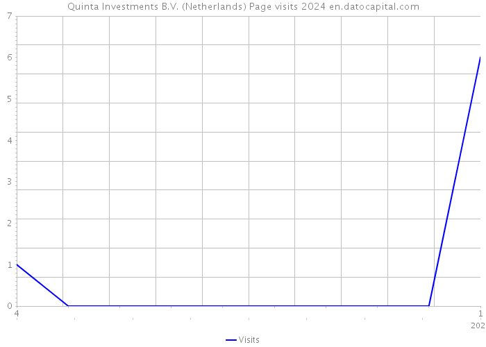 Quinta Investments B.V. (Netherlands) Page visits 2024 