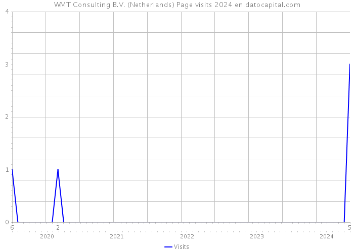 WMT Consulting B.V. (Netherlands) Page visits 2024 