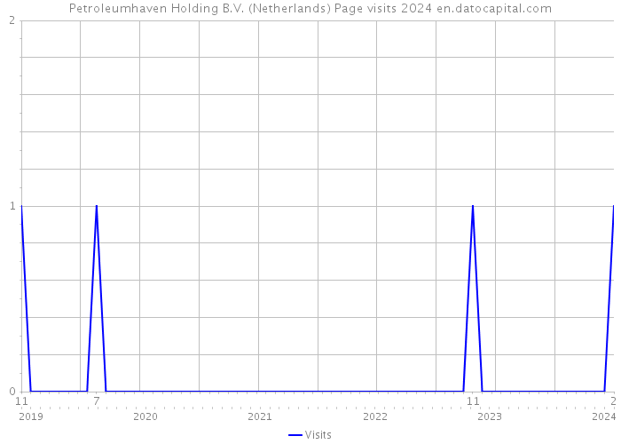 Petroleumhaven Holding B.V. (Netherlands) Page visits 2024 