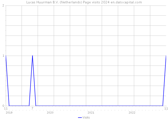 Lucas Huurman B.V. (Netherlands) Page visits 2024 
