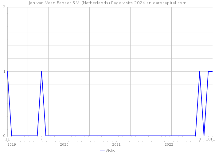 Jan van Veen Beheer B.V. (Netherlands) Page visits 2024 