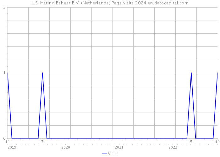L.S. Haring Beheer B.V. (Netherlands) Page visits 2024 