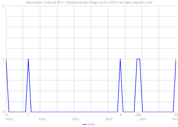 Huurman Consult B.V. (Netherlands) Page visits 2024 