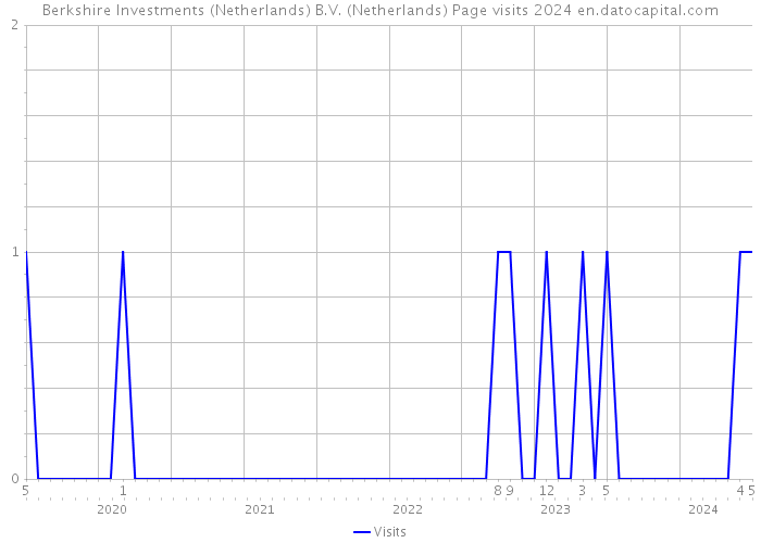 Berkshire Investments (Netherlands) B.V. (Netherlands) Page visits 2024 