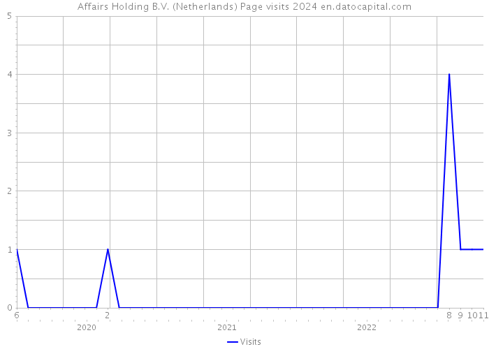 Affairs Holding B.V. (Netherlands) Page visits 2024 