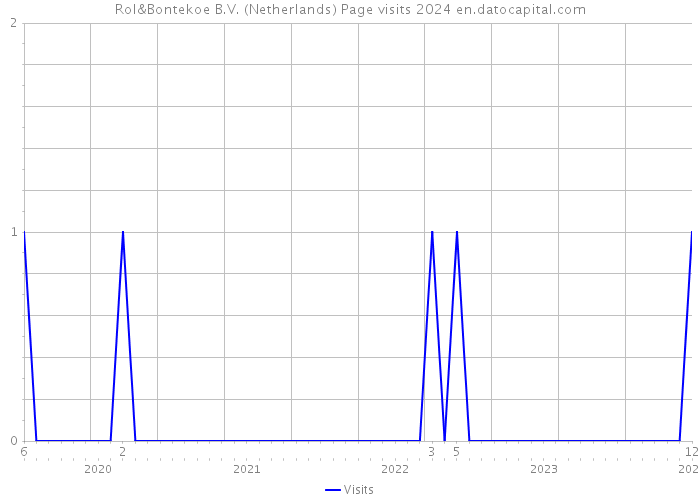 Rol&Bontekoe B.V. (Netherlands) Page visits 2024 
