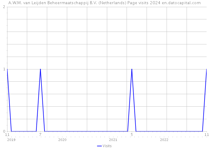 A.W.M. van Leijden Beheermaatschappij B.V. (Netherlands) Page visits 2024 