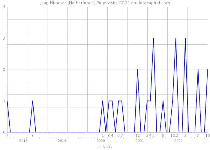 Jaap Ninaber (Netherlands) Page visits 2024 