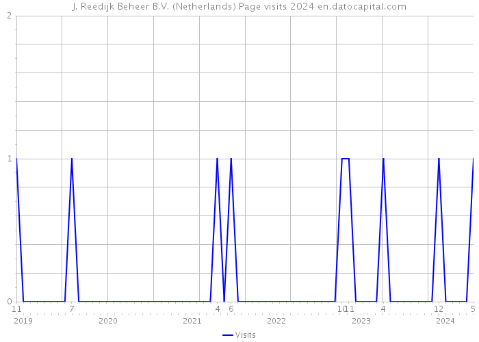J. Reedijk Beheer B.V. (Netherlands) Page visits 2024 