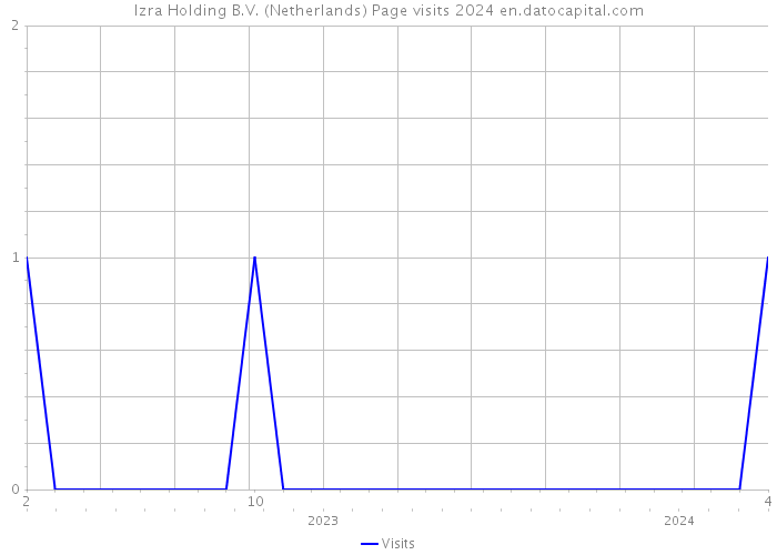 Izra Holding B.V. (Netherlands) Page visits 2024 
