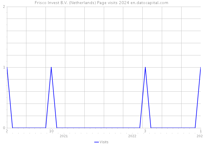 Frisco Invest B.V. (Netherlands) Page visits 2024 