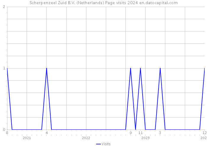 Scherpenzeel Zuid B.V. (Netherlands) Page visits 2024 