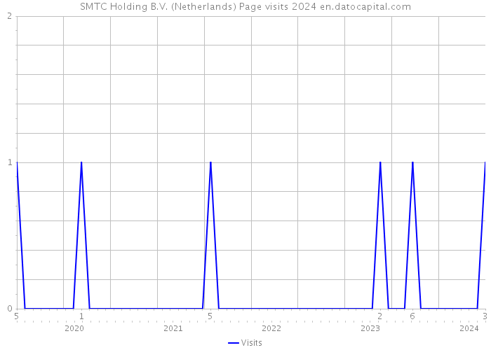 SMTC Holding B.V. (Netherlands) Page visits 2024 