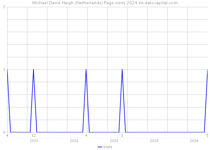 Michael David Haigh (Netherlands) Page visits 2024 