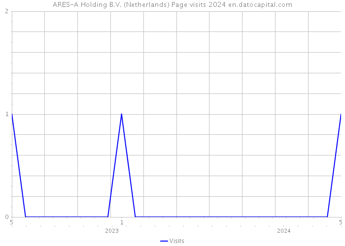 ARES-A Holding B.V. (Netherlands) Page visits 2024 