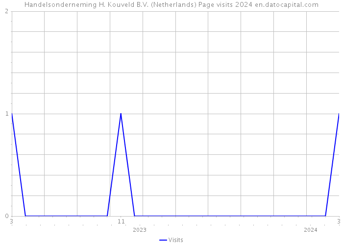 Handelsonderneming H. Kouveld B.V. (Netherlands) Page visits 2024 